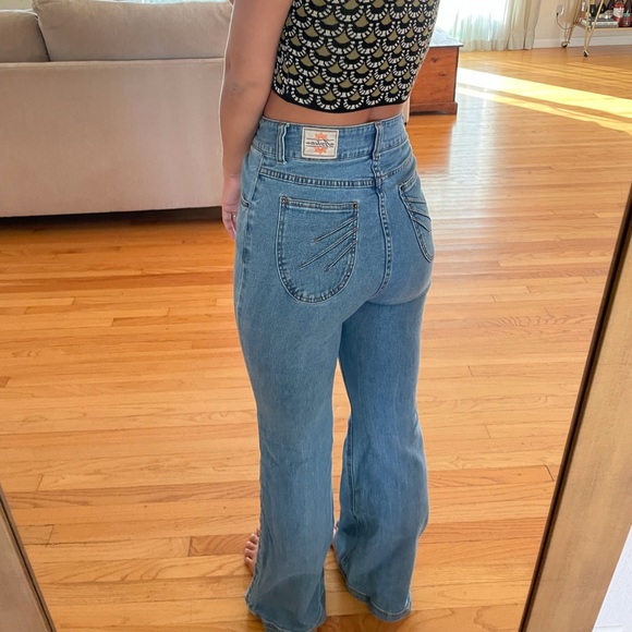 Arnhem Ember Flare Bellbottom Jeans in Steel - Picture 6 of 11